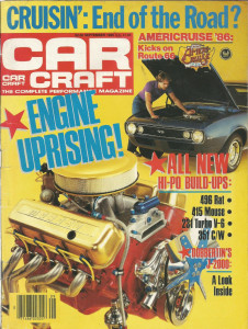 CAR CRAFT 1986 SEPT - AMX, MONSTER MILLS MADE*